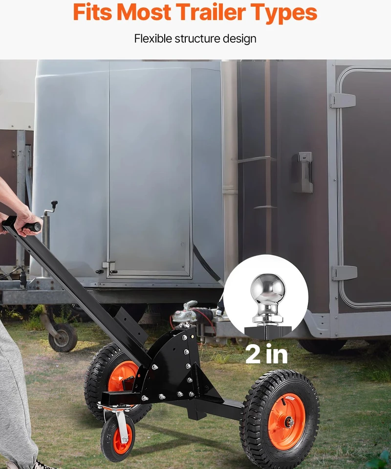 VEVOR 1500lbs priekabos vežimėlis 2in1 su vežimėliu