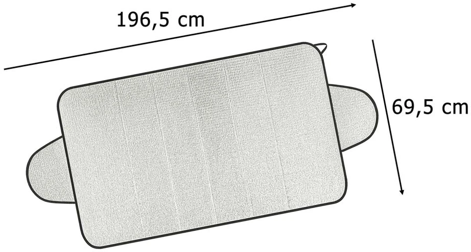 Ikonka Apsauga stiklo nuo apledėjimo ir saulės spindulių 196x69cm