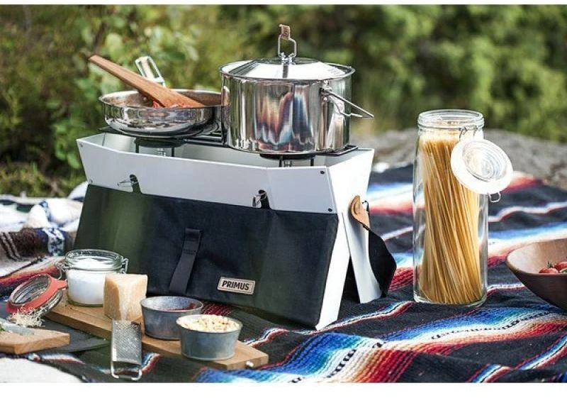 Carruzzo Švedija Puodas Primus Campfire Cookset stainless steel large