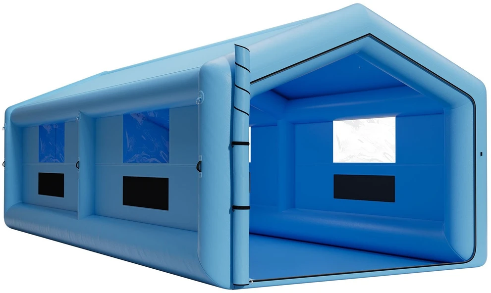 VEVOR Pripučiamas dažymo paviljonas, 12 x 5 x 4 m