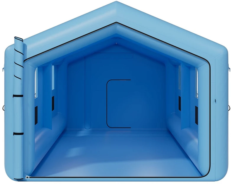 VEVOR Pripučiamas dažymo paviljonas, 12 x 5 x 4 m