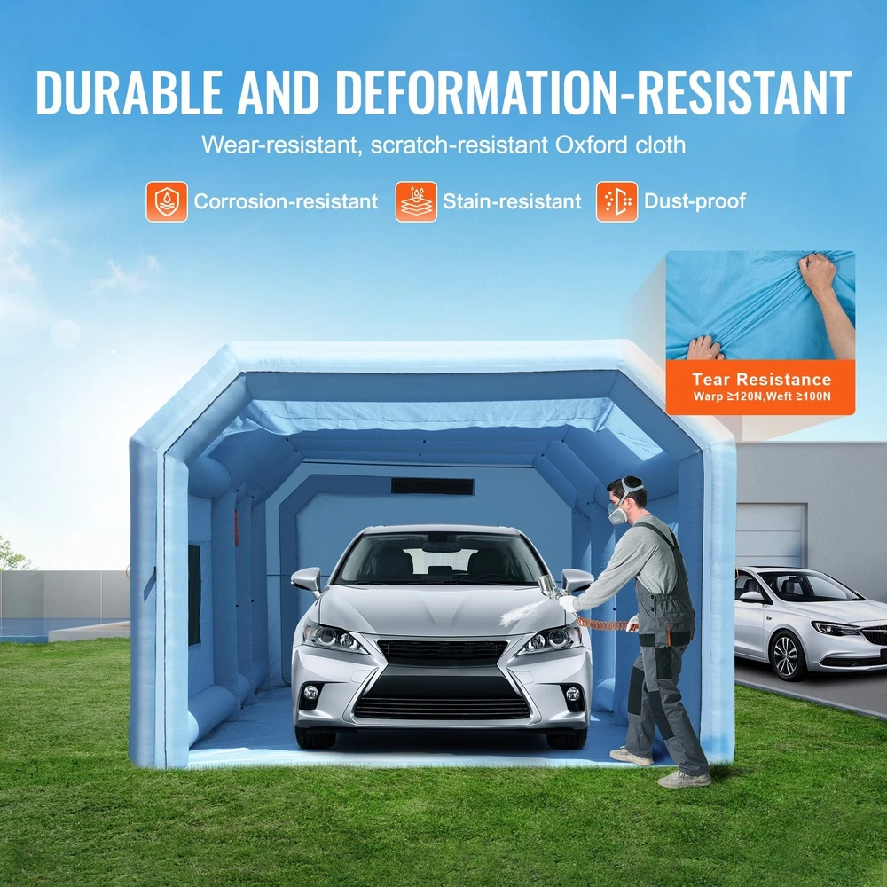 VEVOR Pripučiamas dažymo stendas 8.5x4.8x3.3 m
