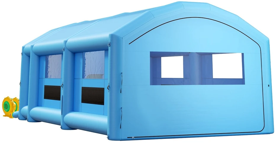 Pripučiama dažymo kamera VEVOR BQTCQYDPQFBK10L, 10 x 6 x 4 m