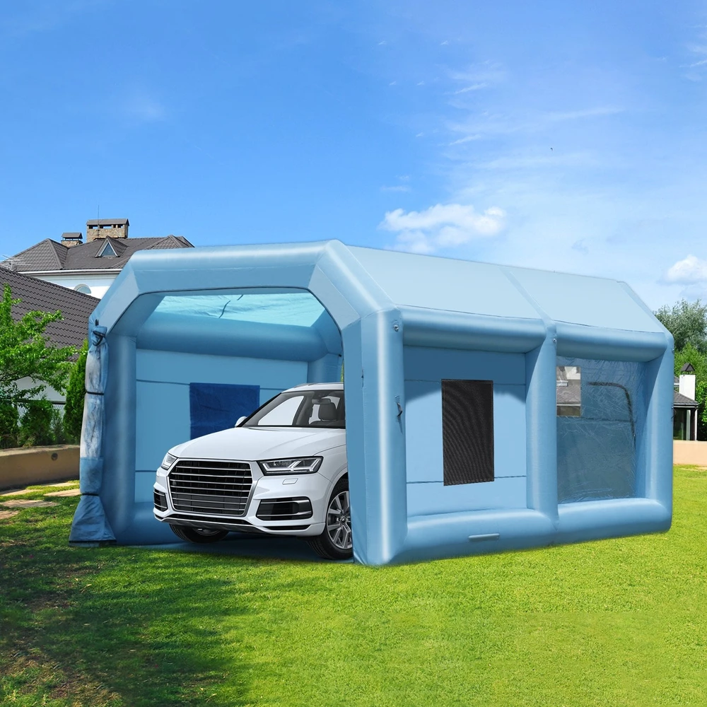 VEVOR Pripučiamas dažymo paviljonas 6.4 x 4.1 m
