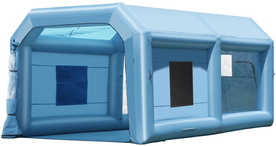 VEVOR Pripučiamas dažymo paviljonas 6.4 x 4.1 m