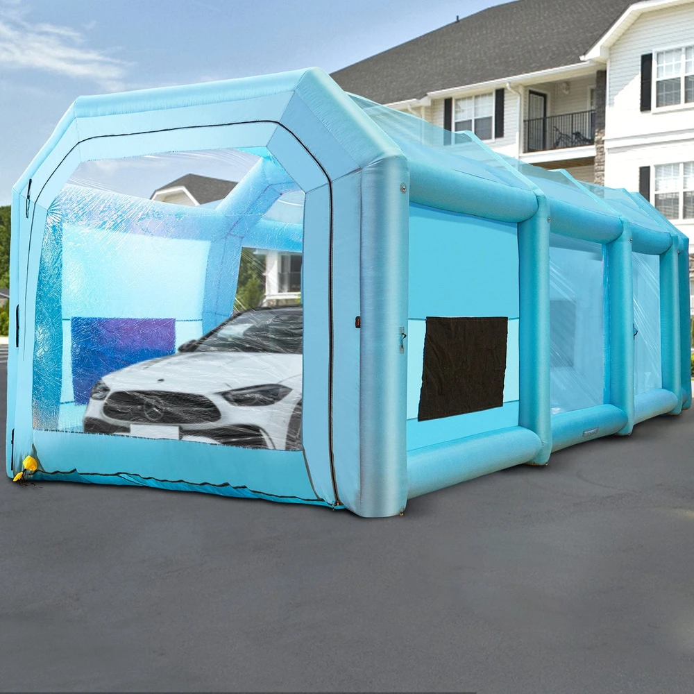 VEVOR Pripučiamas 12x5x4 m dažymo paviljonas
