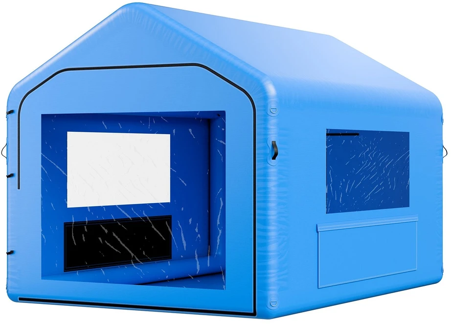 VEVOR Pripučiamas dažymo paviljonas 4 x 3 x 2.8 m