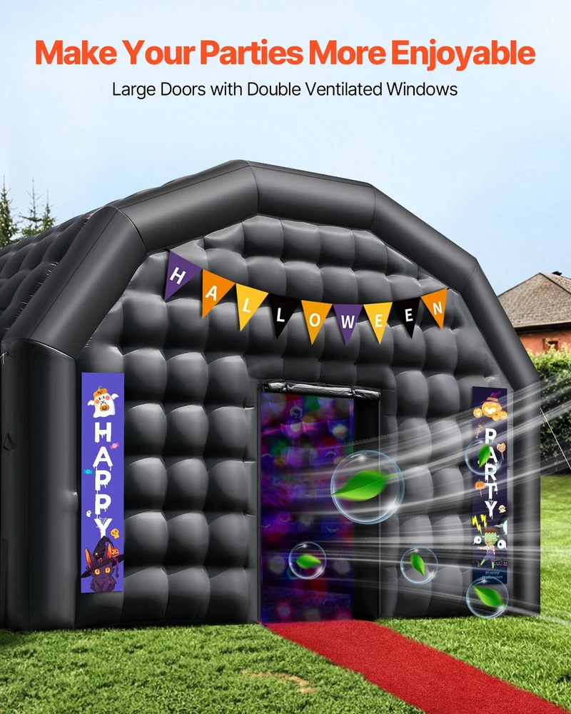 VEVOR Pripučiama naktinė palapinė 9 x 6 x 4 m