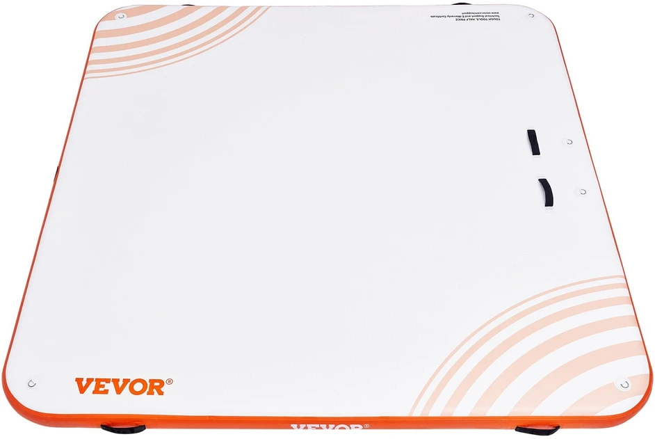 VEVOR Pripučiama plūduriuojanti platforma 2,13 x 2,13 m