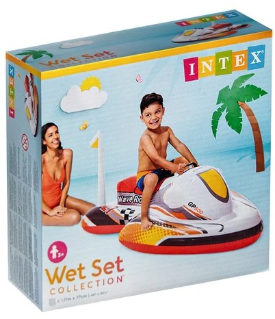 Daugiaspalvis „Intex Wave Rider Ride-On“, 117 x 77 cm, 3 ir vyresni