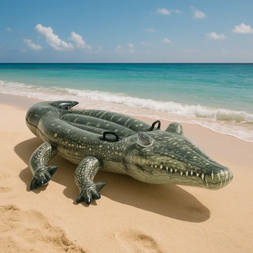 Intex Ride Ant plaukimo lentos Realistinis Gator Amžius 3+, 170 x 86 cm