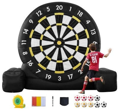 VEVOR Pripučiama futbolo dart lenta su kamuoliais