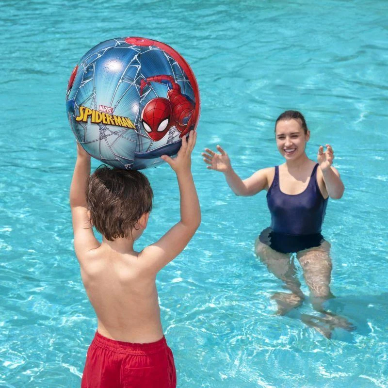 Bestway Pripučiamas paplūdimio rutulys 51 cm Spiderman