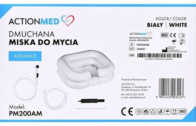 Pripučiamas prausimosi dubuo ACTIONMED Advance