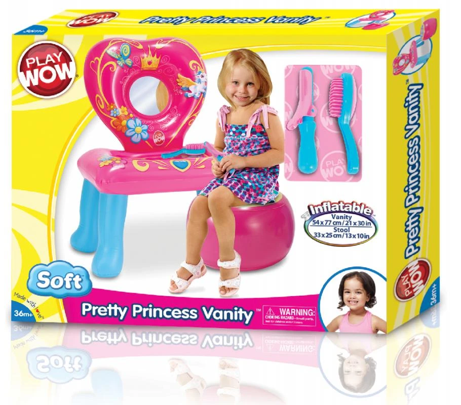 Pripučiamas tualetinio staliuko rinkinys Play Wow Mažoji princesė