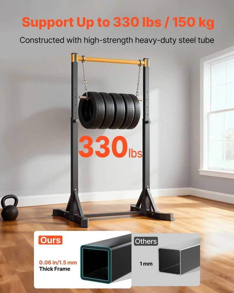 VEVOR Laisvai stovinti 150 kg tempimo stotis