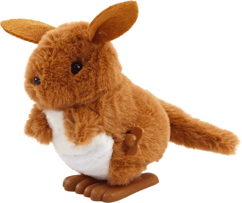 Lean Toys Prisukamas pliušinis žaislas Kengūra
