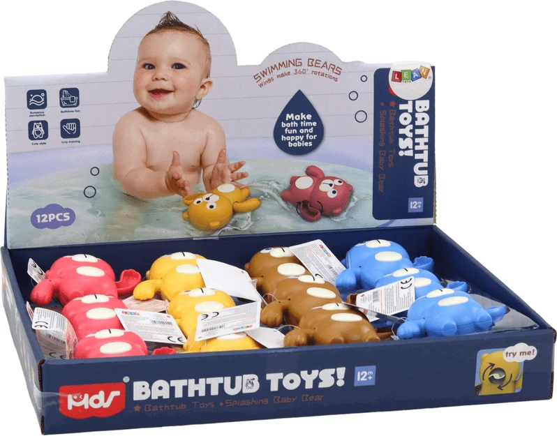 Vonios žaislas Meškiukas Lean Toys, 1 vnt.