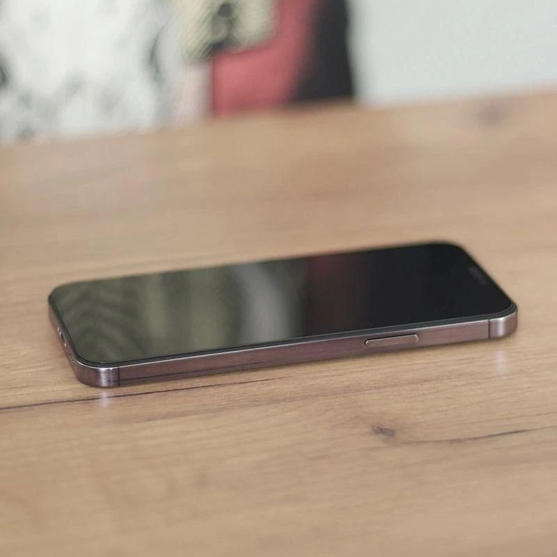 Privatumo stiklas su apsaugos nuo šnipinėjimo filtru „iPhone 15 Pro Max“ „Wozinsky Privacy Glass“ – juodas