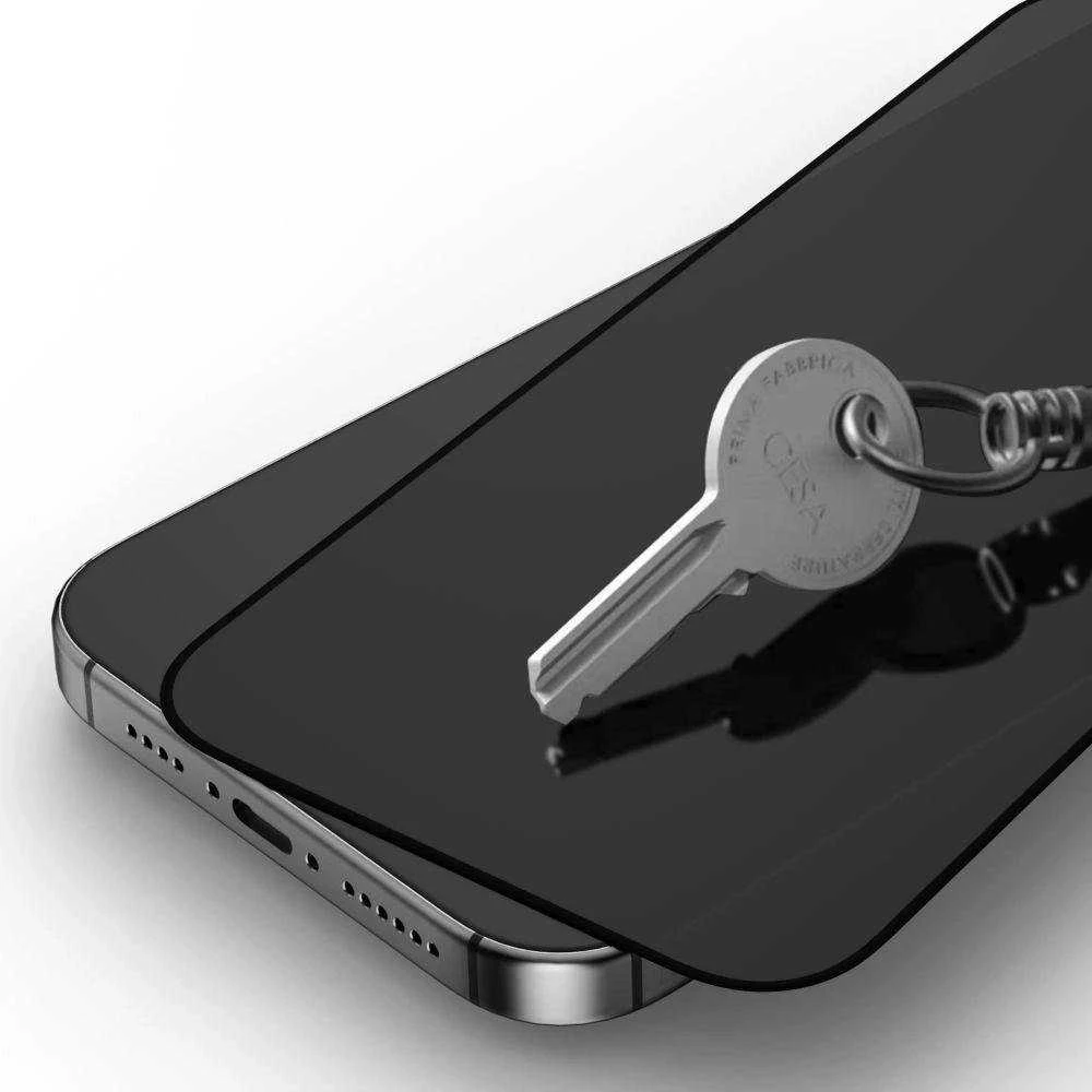 „Tech-Protect Quick Set Spy+“ privatumo stiklų, skirtų „iPhone 13 / 13 Pro / 14 / 16e / 17e“, 2 vnt. pakuotėje