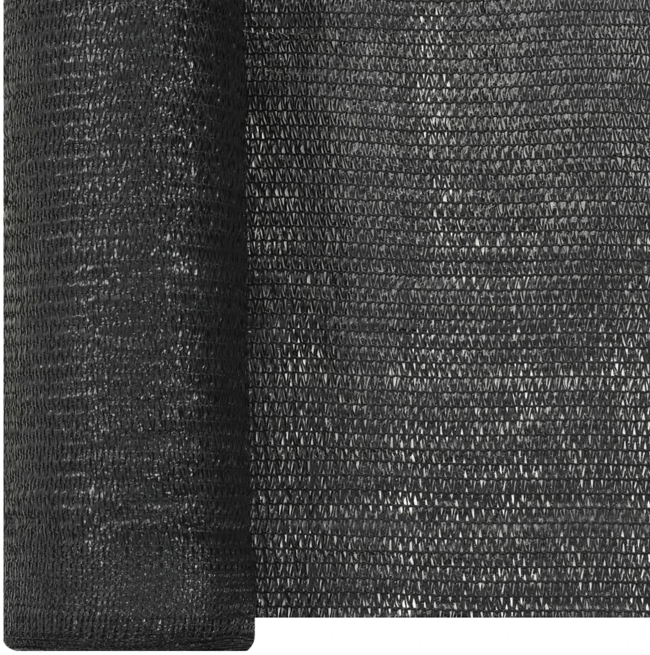 Privatumo suteikiantis tinklelis, juodas, 3,6x25m, HDPE