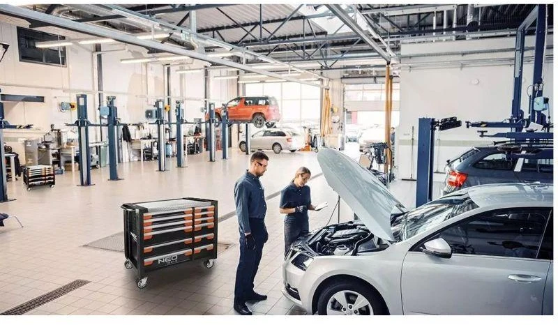 Neo Tools Szafka PRO dirbtuvių spinta, 12 stalčių