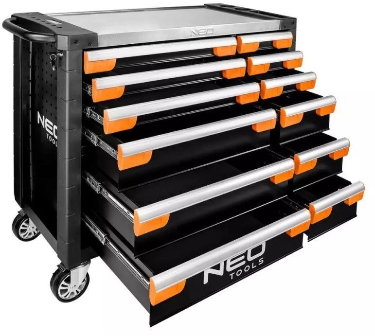 Neo Tools Szafka PRO dirbtuvių spinta, 12 stalčių
