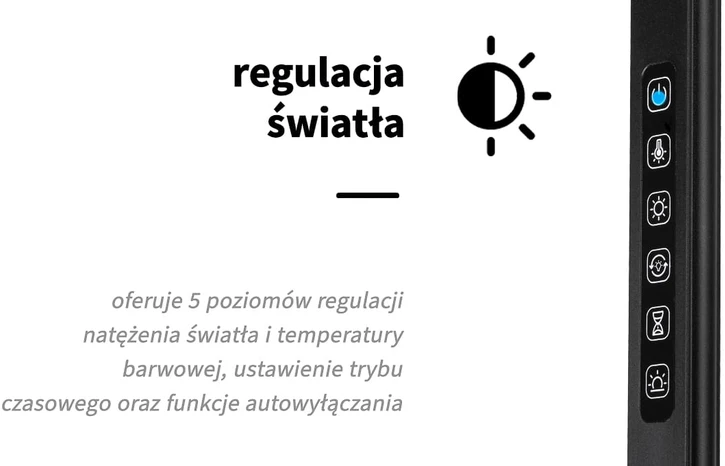 Activeshop Kosmetologinė LED lempa Yoga Juodas 22W