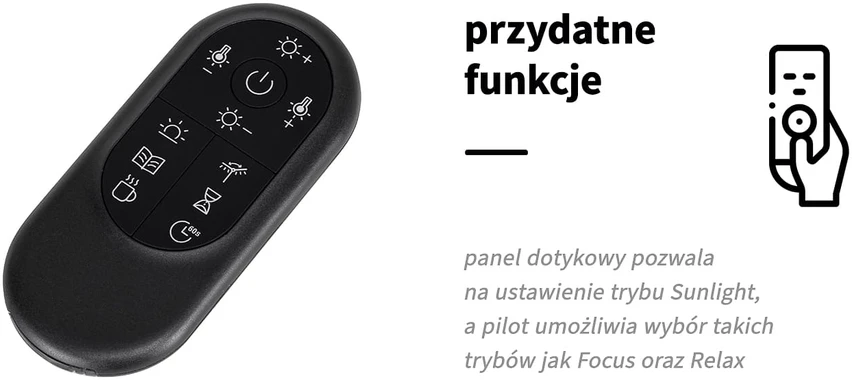 Activeshop Kosmetologinė LED lempa Yoga Juodas 22W