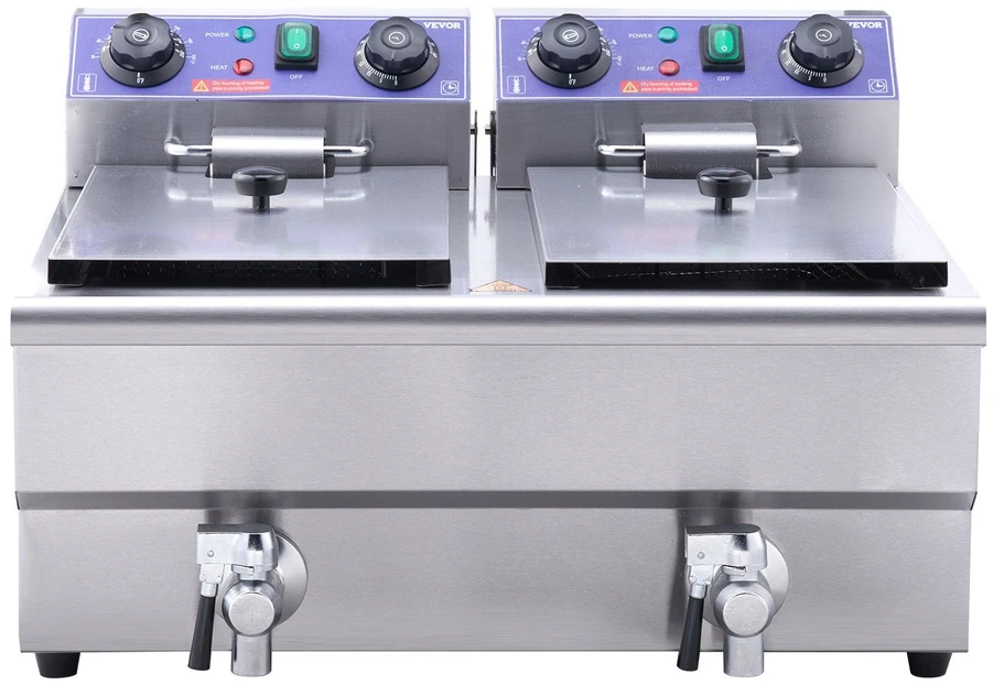 VEVOR Elektrinė dviguba gruzdintuvė, 6000W