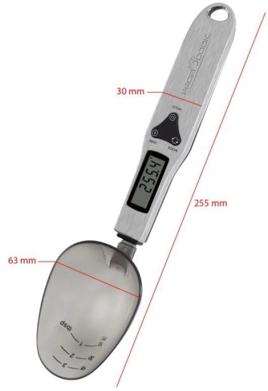 Virtuvinės svarstyklės Profi Cook ProfiCook PC-LW 1214 Nerūdijantis plienas Electronic kitchen scale
