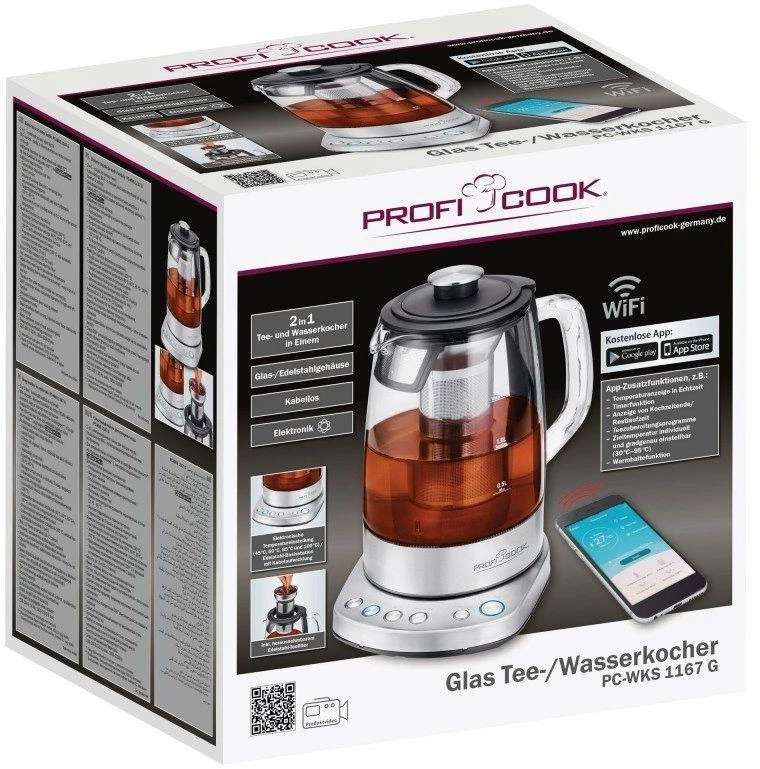 Profi Cook Elektrinis Virdulys - Proficook PC-WKS 1167 Stiklinis