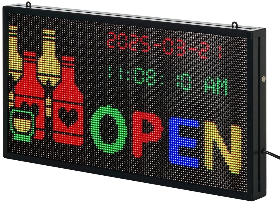 VEVOR 27x14 colių programuojamas LED ženklas