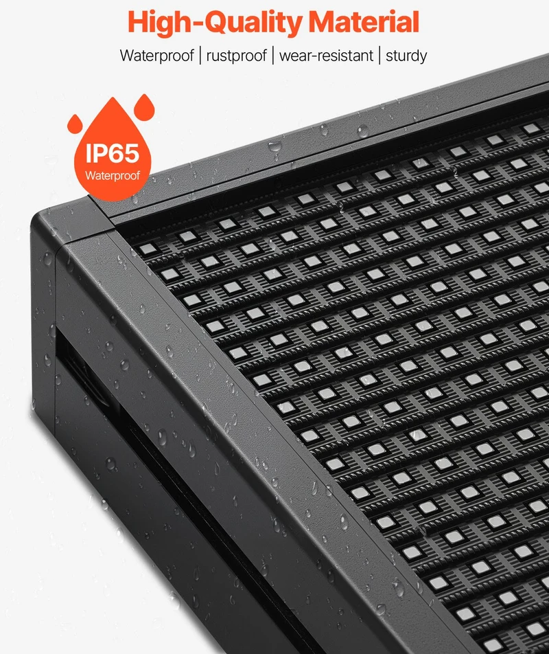 VEVOR Programuojama LED iškaba 40x14 colių P10 spalvota