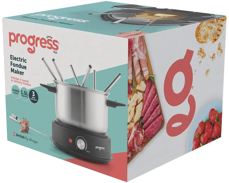 Progress EK6675PVDE elektrinis fondiu aparatas, 1,5 l, 1500 W