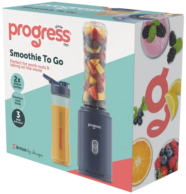 Progress Smoothie To Go trintuvas, 500 W, su 2 buteliukais