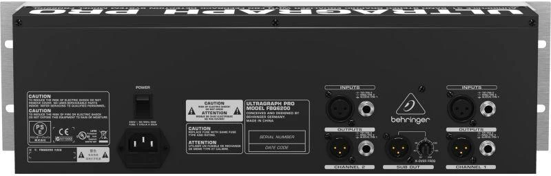 Projektorius Behringer FBQ6200 ekvalaizeris