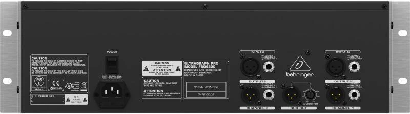 Projektorius Behringer FBQ6200 ekvalaizeris