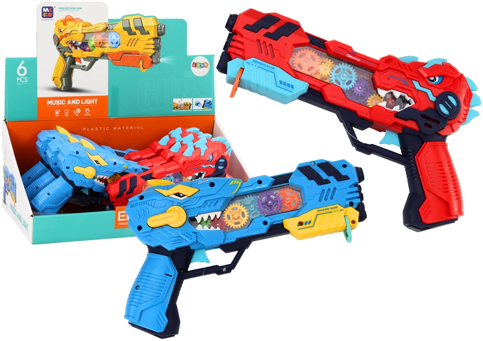 Žaislinis pistoletas Lean Toys mėlynas