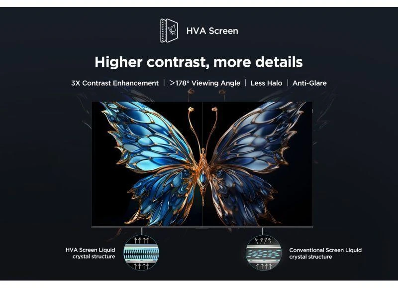 Televizorius TCL LED 4K TV | 55V6C | 55 | Smart TV | Google TV | Juodas