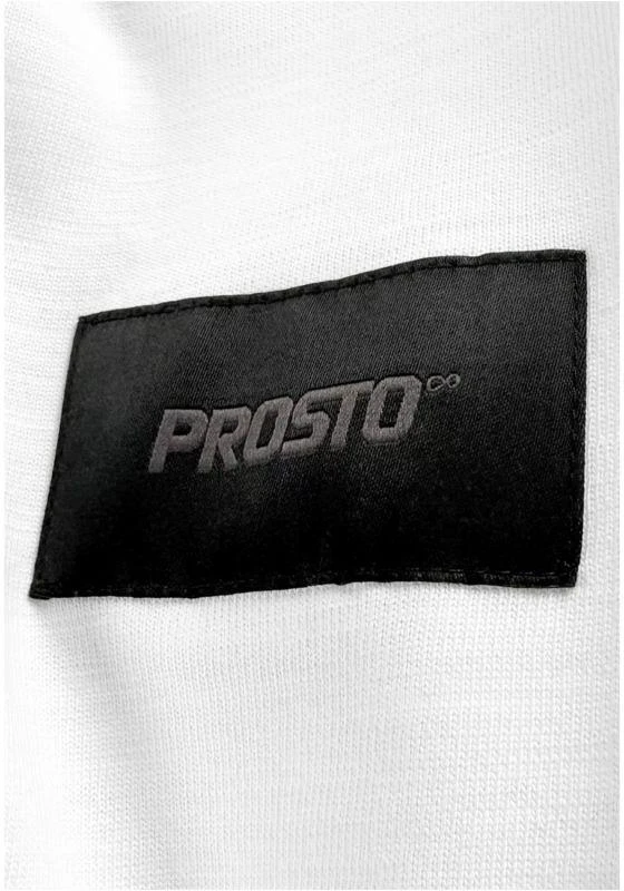 Prosto Jacquard Label marškinėliai KL261MTEE1041 balti L