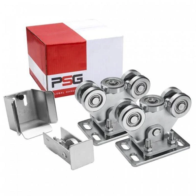 PSS vežimėlio paketas PSG 60.00P.80 stumdomiems vartams, skirtas 80x80x5 mm bėgeliui