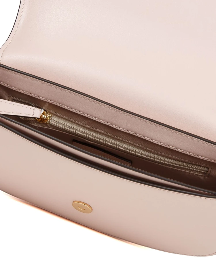 Pudroworóżowa skórzana listonoszka Michael Kors 35T5GIMM8L