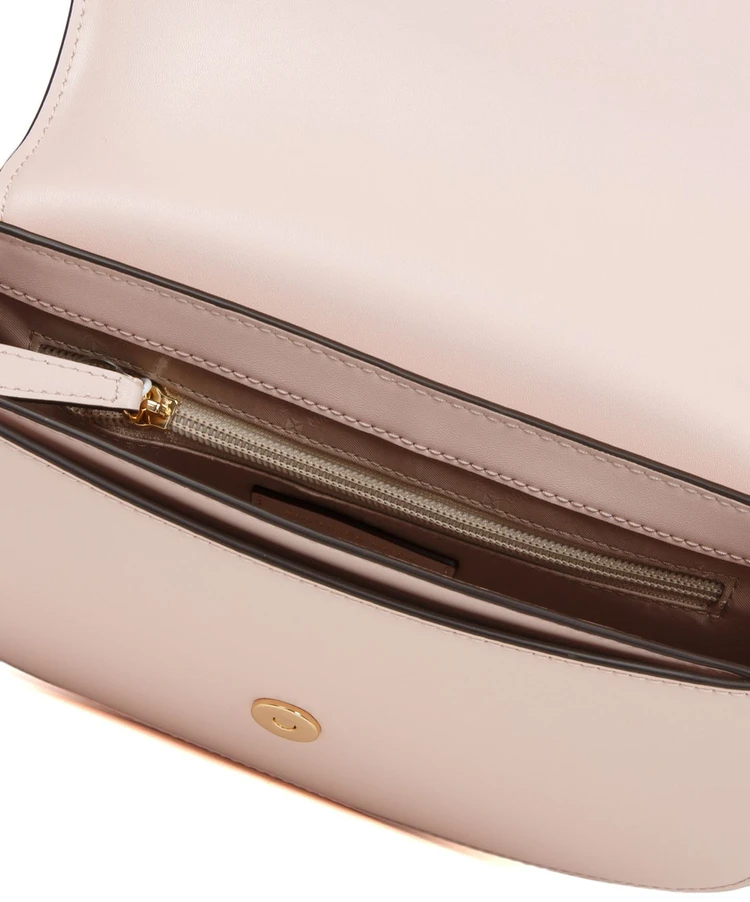 Pudroworóżowa skórzana listonoszka Michael Kors 35T5GIMM8L