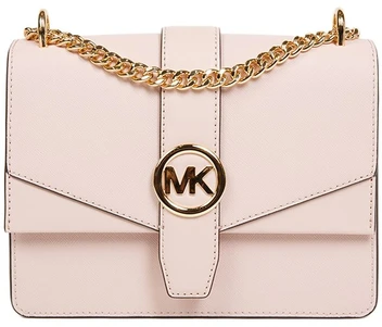 Pudroworóżowa skórzana listonoszka Michael Kors 35S5GGRC1L