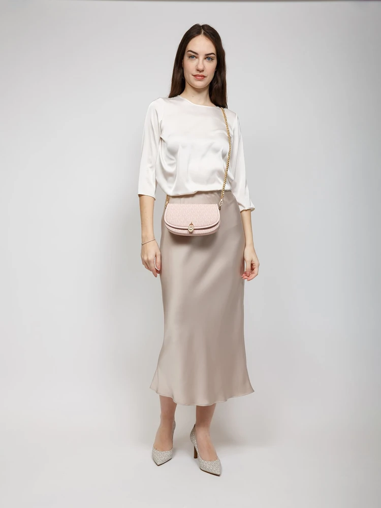 Pudroworóżowa torebka listonoszka Michael Kors 35F5GIMC5B