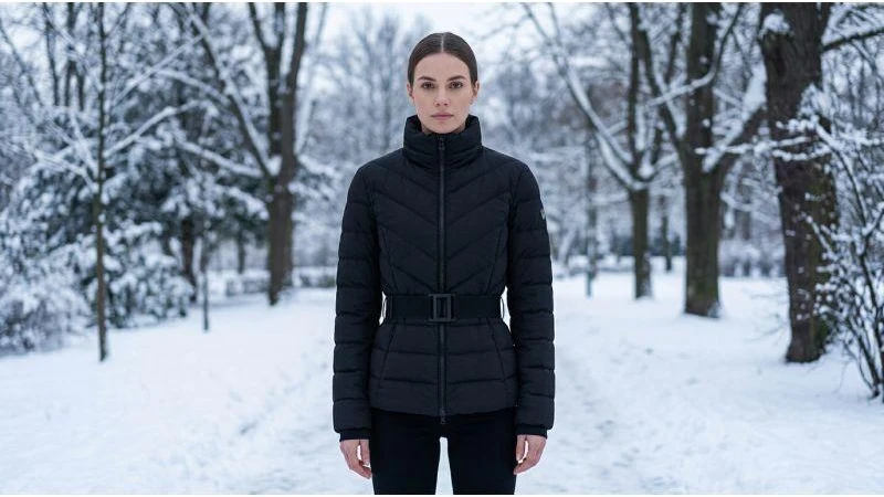 Pūkinė striukė su diržu EA7 Emporio Armani Calidum7 W 6DTB11-TNGCZ-1200