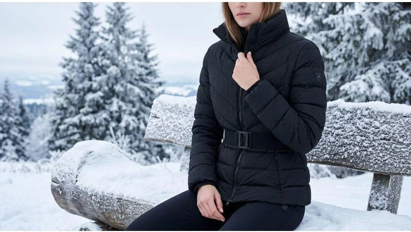 Pūkinė striukė su diržu EA7 Emporio Armani Calidum7 W 6DTB11-TNGCZ-1200