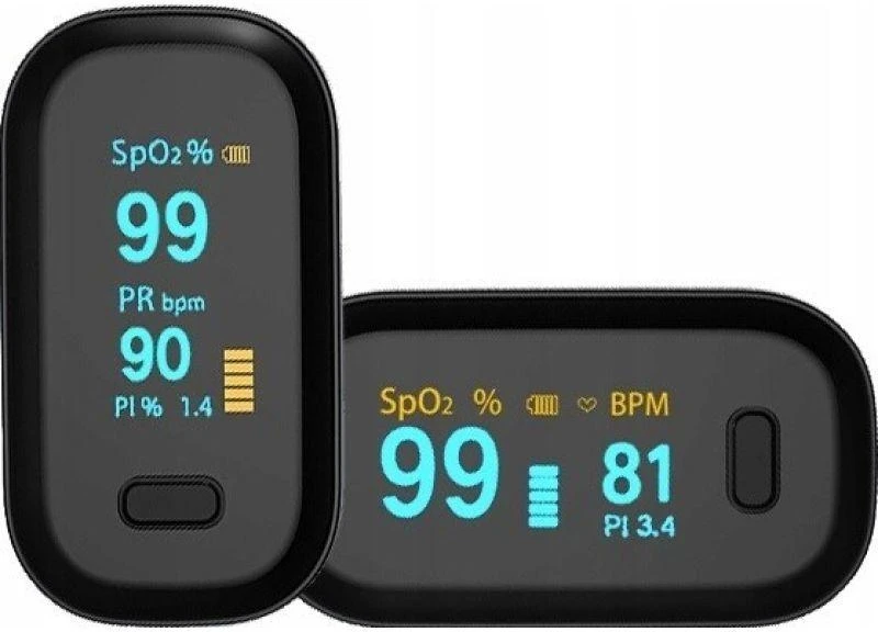 Pulse oximeter Oro-Oximeter Juodas