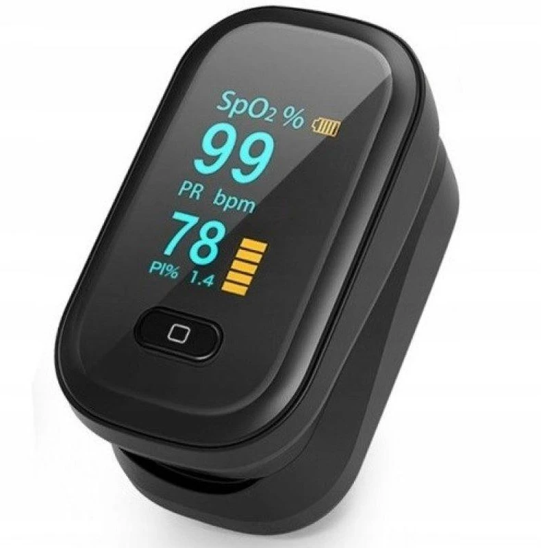 Pulse oximeter Oro-Oximeter Juodas